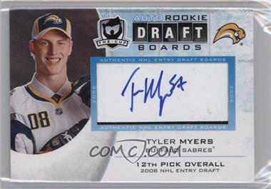 2009-10 Upper Deck The Cup - Auto Rookie Draft Boards #DB-TM - Tyler Myers /25