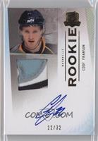 Autographed Rookie Patch - Cody Franson #/32