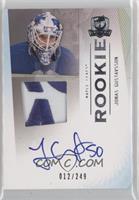 Autographed Rookie Patch - Jonas Gustavsson #/249