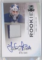 Autographed Rookie Patch - Jonas Gustavsson #/249