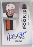 Autographed Rookie Patch - Andrew MacDonald #/249