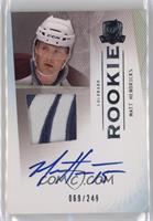 Autographed Rookie Patch - Matt Hendricks #/249