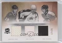 Jonathan Toews, Paul Stastny, Mike Richards [EX to NM] #/25