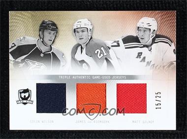 2009-10 Upper Deck The Cup - Cup Trios #CT-VWG - Colin Wilson, James van Riemsdyk, Matt Gilroy /25