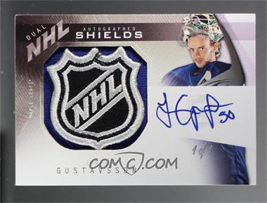 2009-10 Upper Deck The Cup - Dual NHL Shield Autographs #DS2-GB - Jonas Gustavsson, Tyler Bozak /1