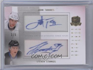 2009-10 Upper Deck The Cup - Dual Scripted Swatches #SS2-TS - John Tavares, Steven Stamkos /5