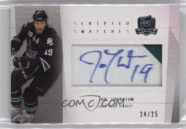 2009-10 Upper Deck The Cup - Scripted Swatches #SS-JT - Joe Thornton /25
