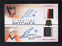 Jeff Carter, James van Riemsdyk #/35