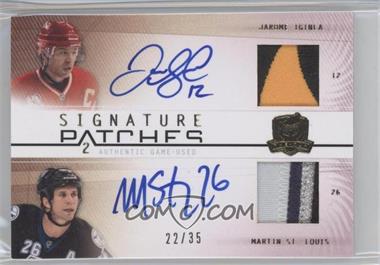 2009-10 Upper Deck The Cup - Signature Patches Dual #SP2-IS - Jarome Iginla, Martin St. Louis /35