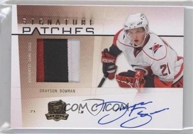 2009-10 Upper Deck The Cup - Signature Patches #SP-DR - Drayson Bowman /75