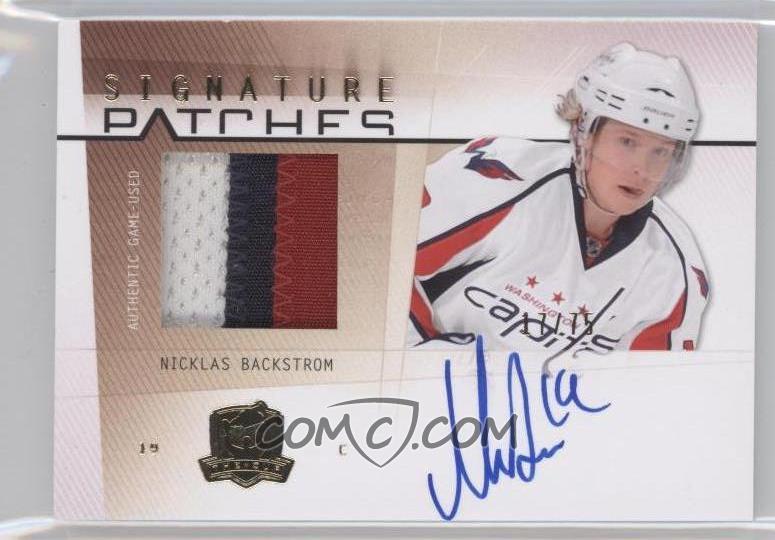 2011-12 Upper Deck The Cup Signature /75 Nicklas Backstrom #SP-NB Patch Auto