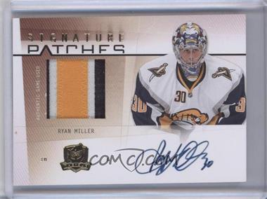 2009-10 Upper Deck The Cup - Signature Patches #SP-RM - Ryan Miller /75