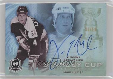 2009-10 Upper Deck The Cup - Stanley Cup Signatures #SC-VL - Vincent Lecavalier /50