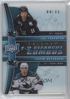 Joe Thornton, Devin Setoguchi [Noted] #/25