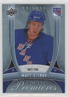 Rookie Premieres - Matt Gilroy #/799