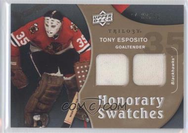 2009-10 Upper Deck Trilogy - Honorary Swatches - Gold #HS-TE - Tony Esposito /50