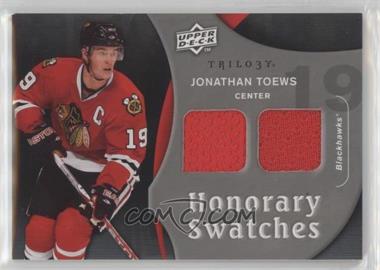 2009-10 Upper Deck Trilogy - Honorary Swatches #HS-JT - Jonathan Toews