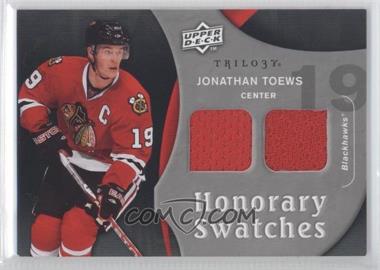 2009-10 Upper Deck Trilogy - Honorary Swatches #HS-JT - Jonathan Toews [Noted]