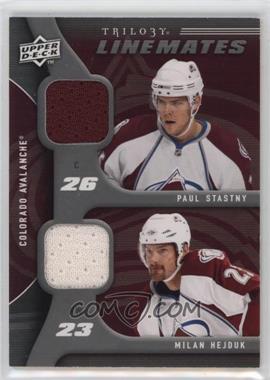 2009-10 Upper Deck Trilogy - Line Mates #LM-HS - Paul Stastny, Milan Hejduk