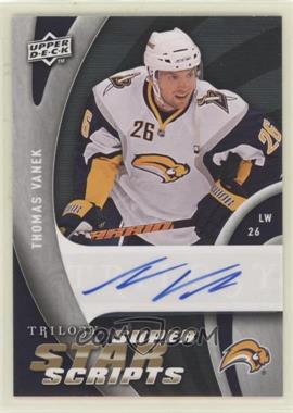 2009-10 Upper Deck Trilogy - Super Star Scripts #SS-TV - Thomas Vanek