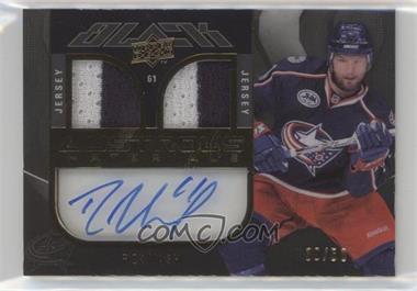 2009-10 Upper Deck UD Black - Lustrous Materials Auto Dual Jersey #LM-RN - Rick Nash /50