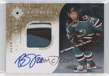 2009-10 Upper Deck Ultimate Collection - [Base] - Patch Variation #132 - Ultimate Rookies Autographed - Benn Ferriero /25 [Noted]