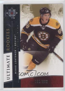 2009-10 Upper Deck Ultimate Collection - [Base] #132.2 - Ultimate Rookies - Mikko Lehtonen /399