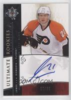 SP - Ultimate Rookies Autographed - James van Riemsdyk #/99