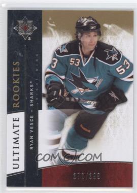 2009-10 Upper Deck Ultimate Collection - [Base] #153 - Ultimate Rookies - Ryan Vesce /399