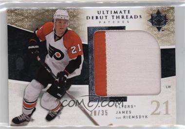 2009-10 Upper Deck Ultimate Collection - Ultimate Debut Threads - Patches #UDT-JV - James van Riemsdyk /35