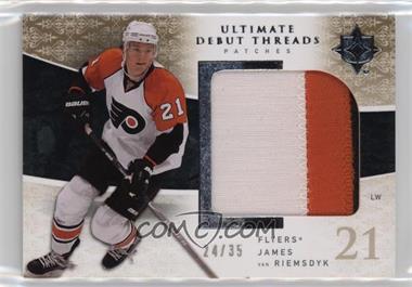 2009-10 Upper Deck Ultimate Collection - Ultimate Debut Threads - Patches #UDT-JV - James van Riemsdyk /35
