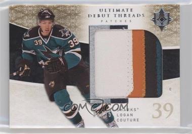 2009-10 Upper Deck Ultimate Collection - Ultimate Debut Threads - Patches #UDT-LC - Logan Couture /35