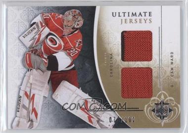 2009-10 Upper Deck Ultimate Collection - Ultimate Jerseys #UJ-CW - Cam Ward /100