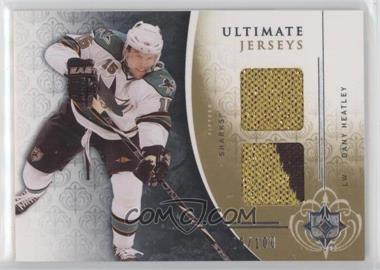 2009-10 Upper Deck Ultimate Collection - Ultimate Jerseys #UJ-DH - Dany Heatley /100