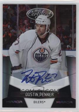2010-11 Certified - [Base] - Mirror Black Signatures #59 - Dustin Penner /1