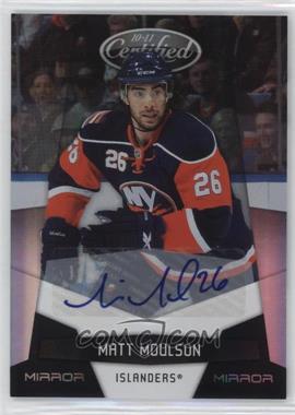 2010-11 Certified - [Base] - Mirror Black Signatures #91 - Matt Moulson /1