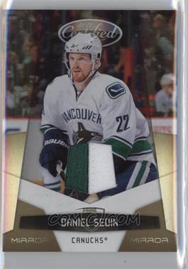 2010-11 Certified - [Base] - Mirror Gold Materials Prime #140 - Daniel Sedin /25