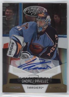 2010-11 Certified - [Base] - Mirror Gold Signatures #10 - Ondrej Pavelec /25