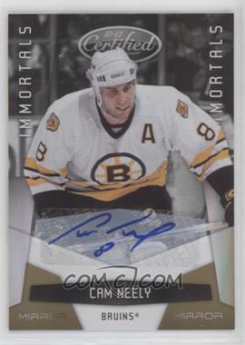 2010-11 Certified - [Base] - Mirror Gold Signatures #151 - Immortals - Cam Neely /25