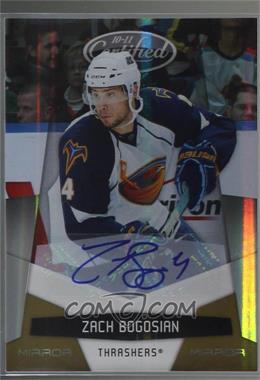 2010-11 Certified - [Base] - Mirror Gold Signatures #7 - Zach Bogosian /25 [Noted]