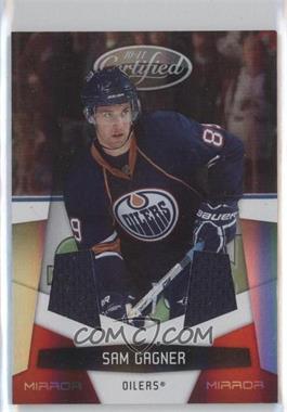 2010-11 Certified - [Base] - Mirror Red Dual Materials #58 - Sam Gagner /150