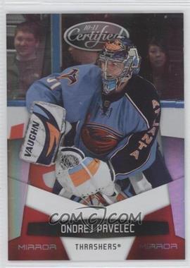 2010-11 Certified - [Base] - Mirror Red #10 - Ondrej Pavelec /250