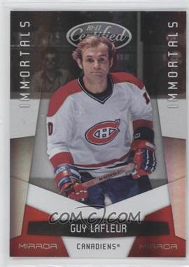 2010-11 Certified - [Base] - Mirror Red #166 - Immortals - Guy Lafleur /250