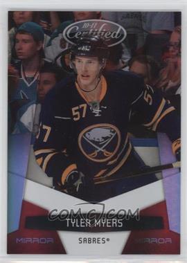 2010-11 Certified - [Base] - Mirror Red #18 - Tyler Myers /250