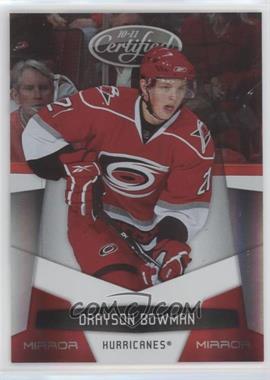 2010-11 Certified - [Base] - Mirror Red #30 - Drayson Bowman /250