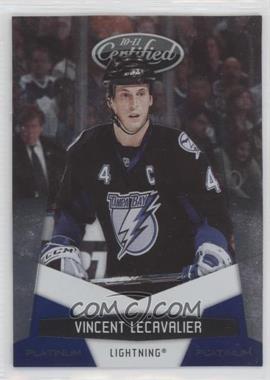 2010-11 Certified - [Base] - Platinum Blue #131 - Vincent Lecavalier /250