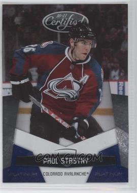 2010-11 Certified - [Base] - Platinum Blue #41 - Paul Stastny /250