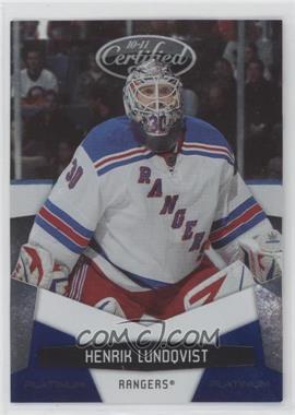 2010-11 Certified - [Base] - Platinum Blue #95 - Henrik Lundqvist /250