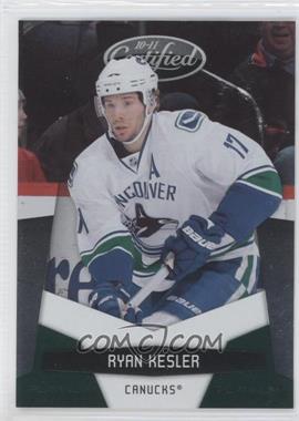 2010-11 Certified - [Base] - Platinum Emerald #143 - Ryan Kesler /5