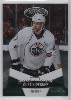 2010-11 Certified - [Base] - Platinum Emerald #59 - Dustin Penner /5